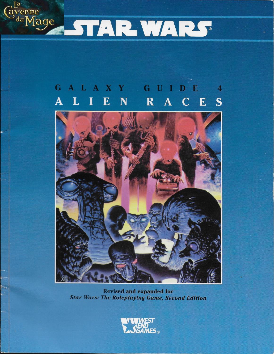 STAR WARS 1st Edition - Galaxy Guide 4, Alien Races