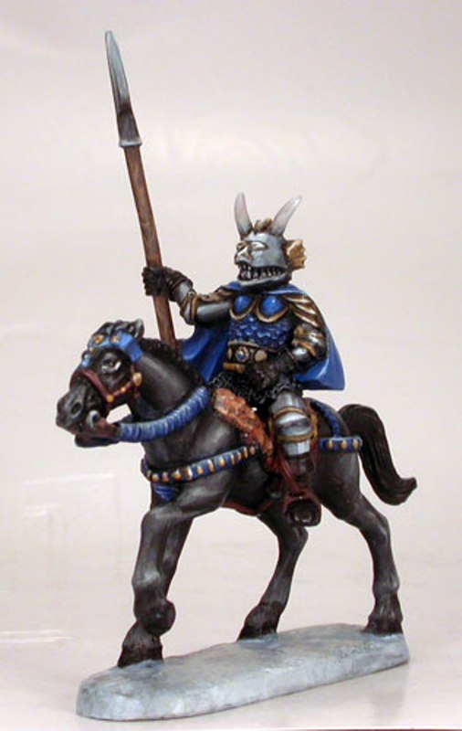 DSM1223 Chaos Warrior w/Spear, Mounted