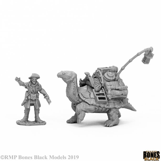 REAPER BONES BLACK - 44053 Dreadmere Tortoise & Drayman