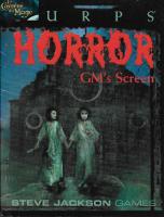 GURPS Horror - GM's Screen