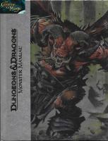DUNGEONS & DRAGONS - Monster Manual Deluxe Edition