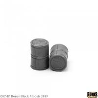 REAPER BONES BLACK - 49026 Sci-fi Barrels x2
