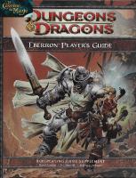 DUNGEONS & DRAGONS - Eberron, Player's Guide